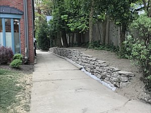 Pittsburgh (Squirrel Hill) Natural Stone Retaining Wall